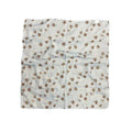 Brown Floral Square Scarf