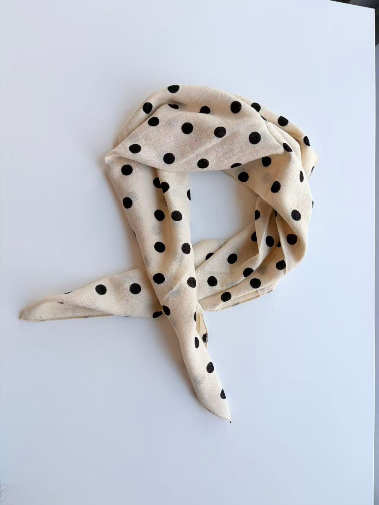 Classic Polka Dot Scarf