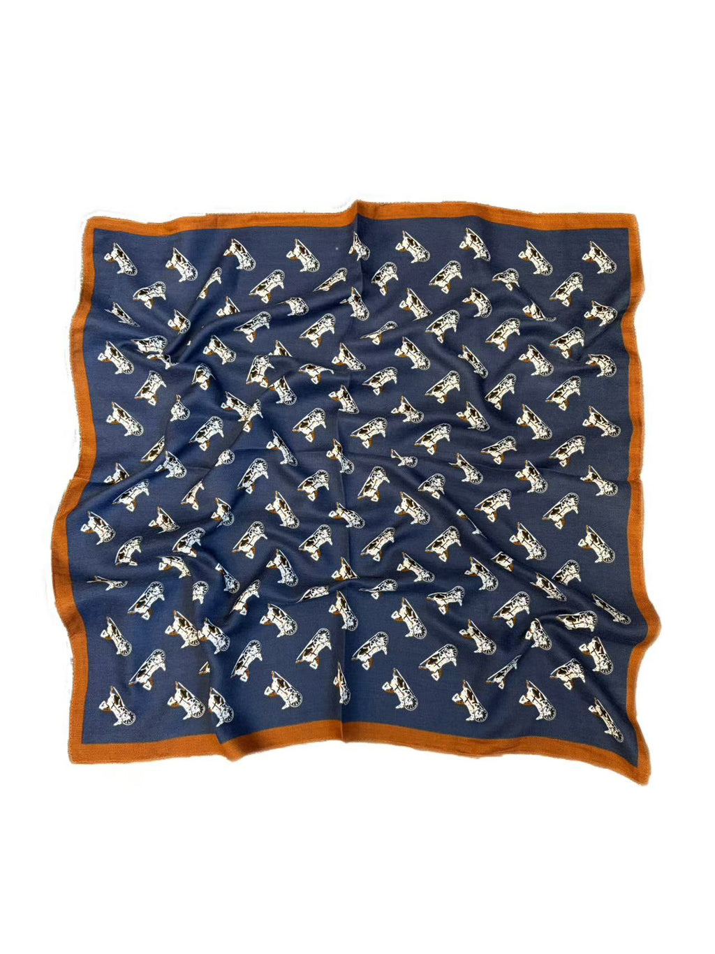 Vintage Dog Print Scarf