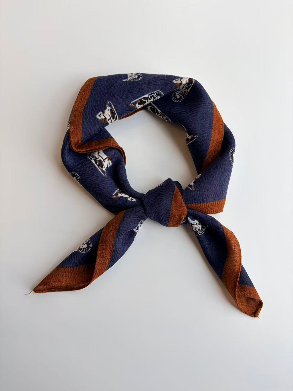 Vintage Dog Print Scarf
