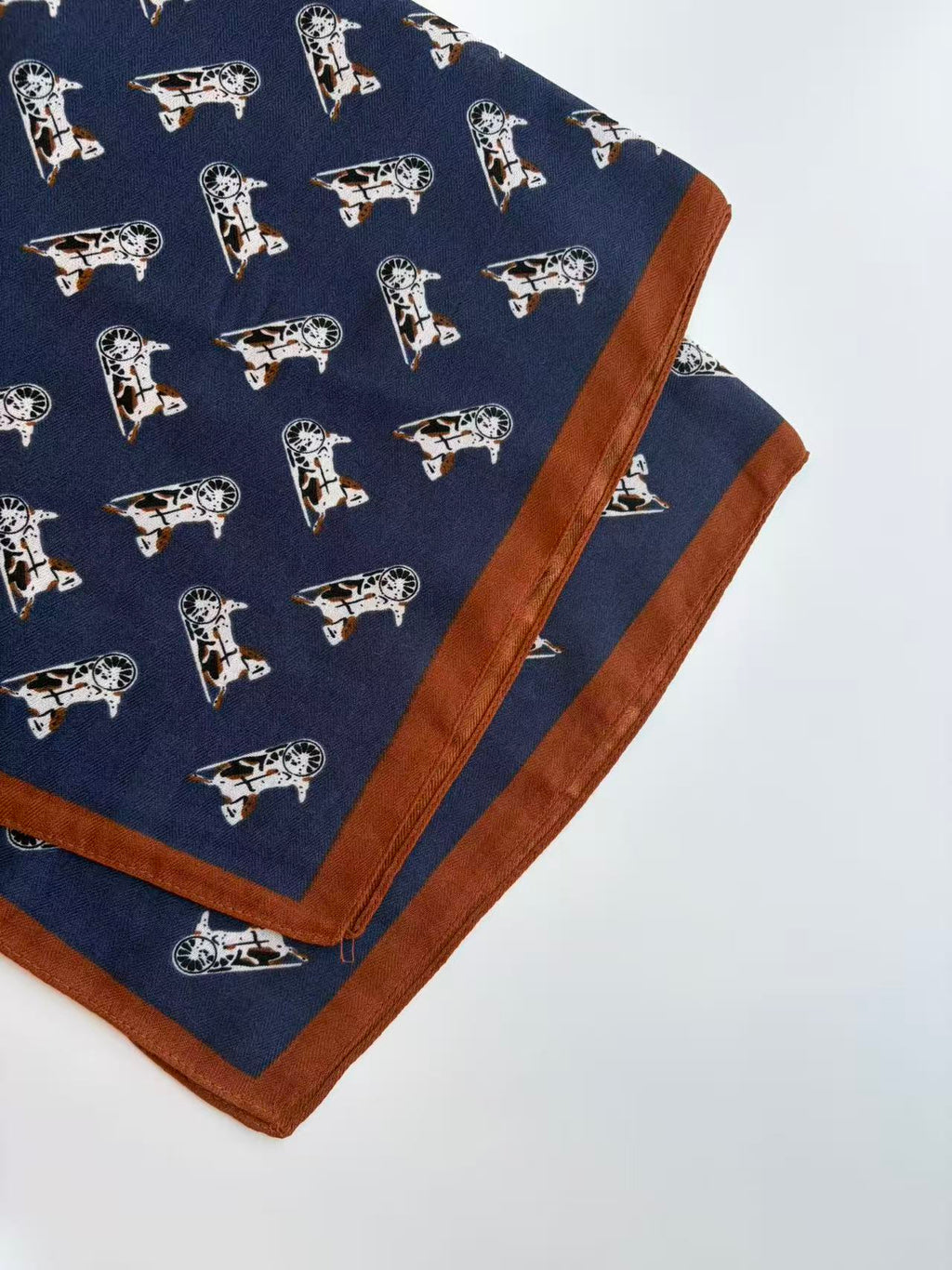 Vintage Dog Print Scarf
