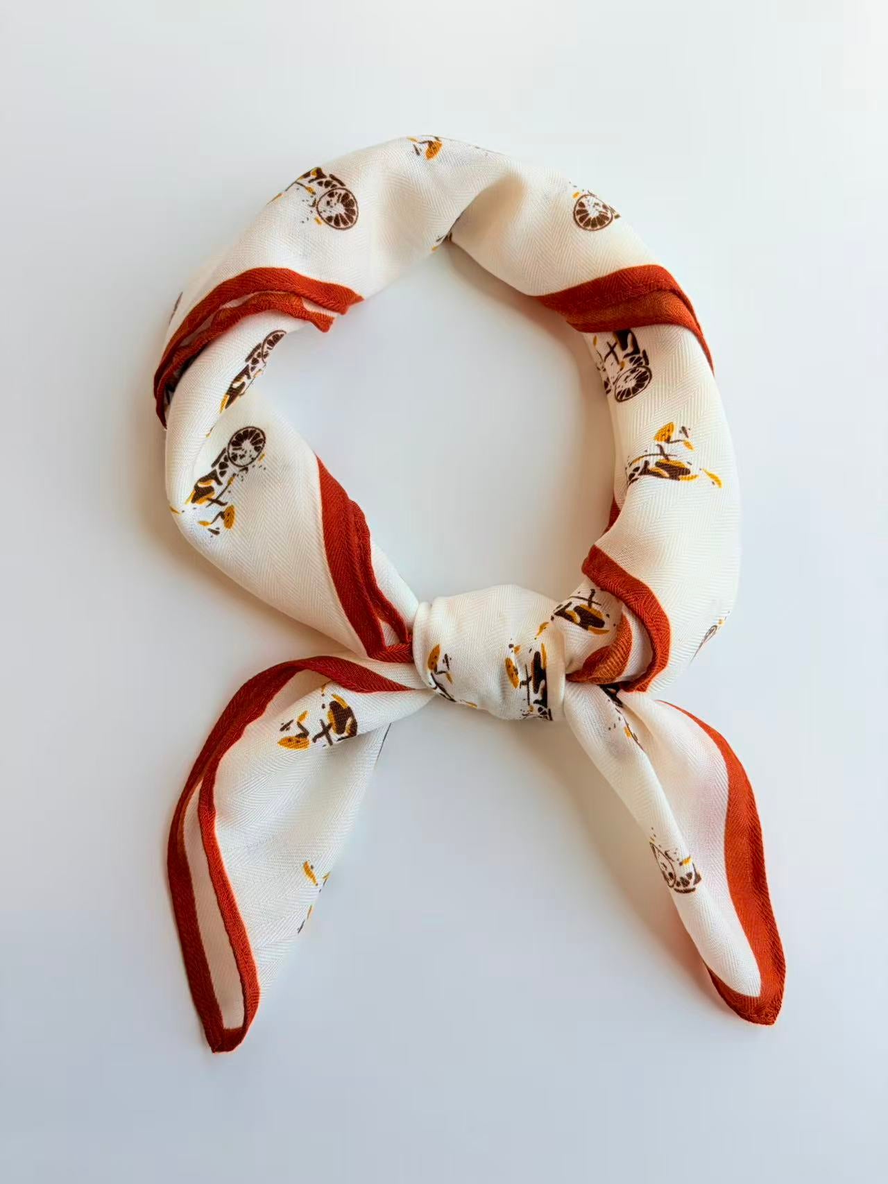 Vintage Duck Print Scarf