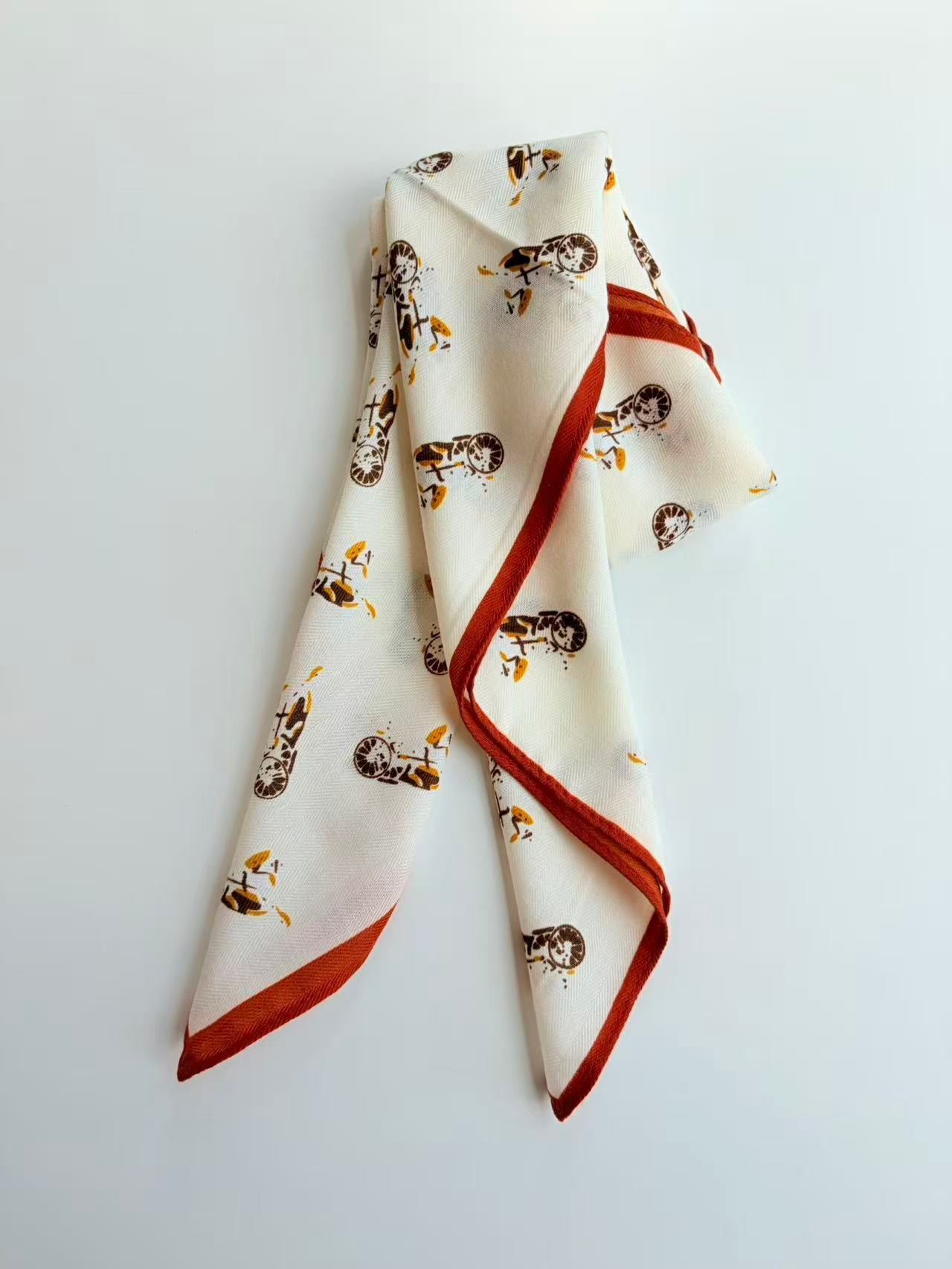 Vintage Duck Print Scarf