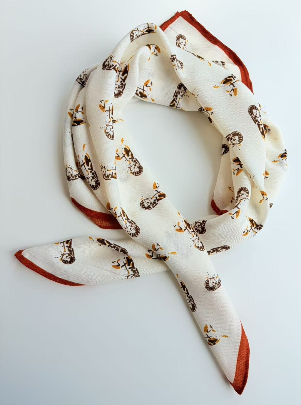 Vintage Duck Print Scarf