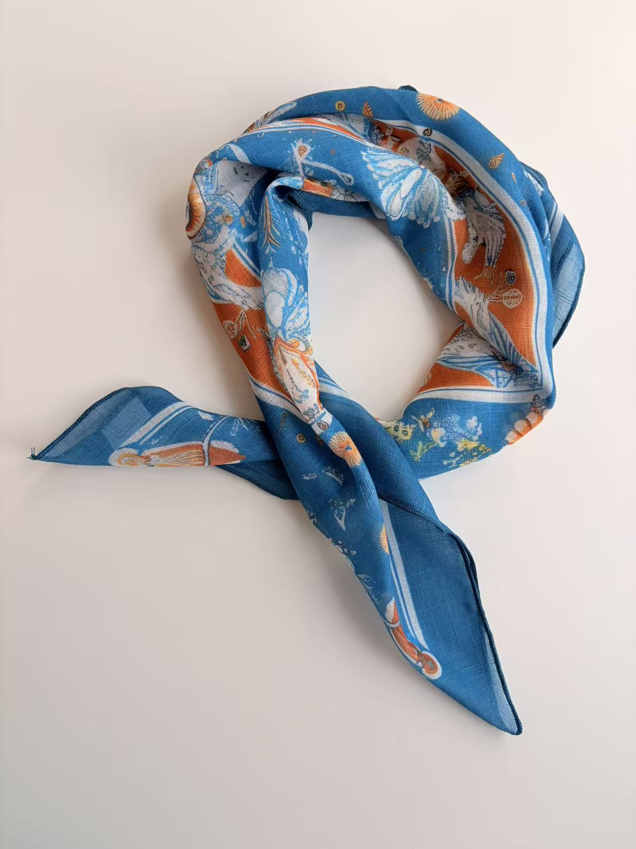 Vintage Medallion Floral Scarf