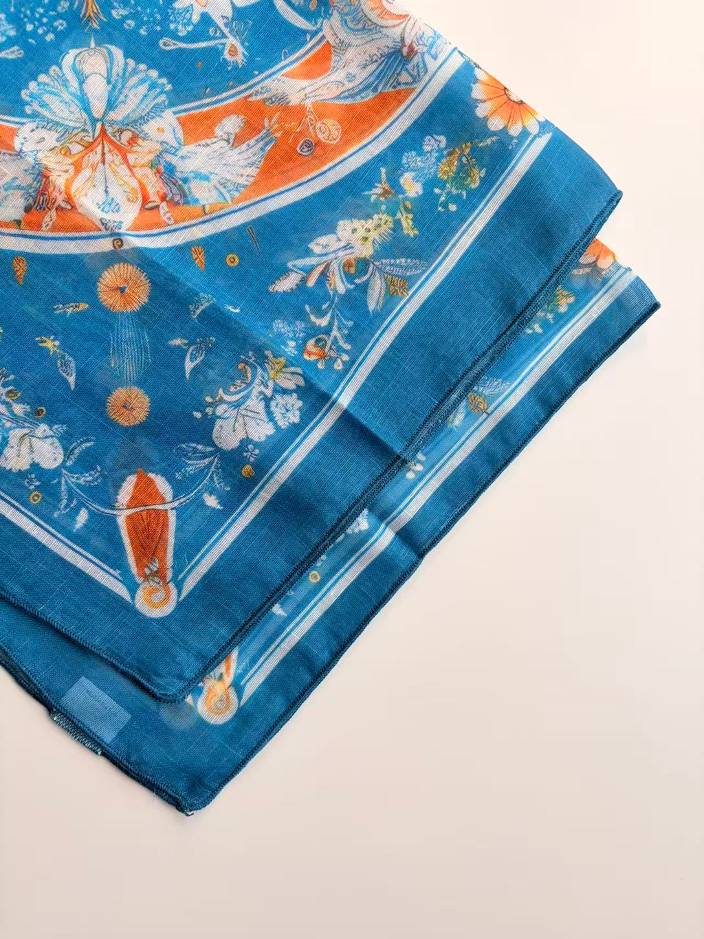 Vintage Medallion Floral Scarf