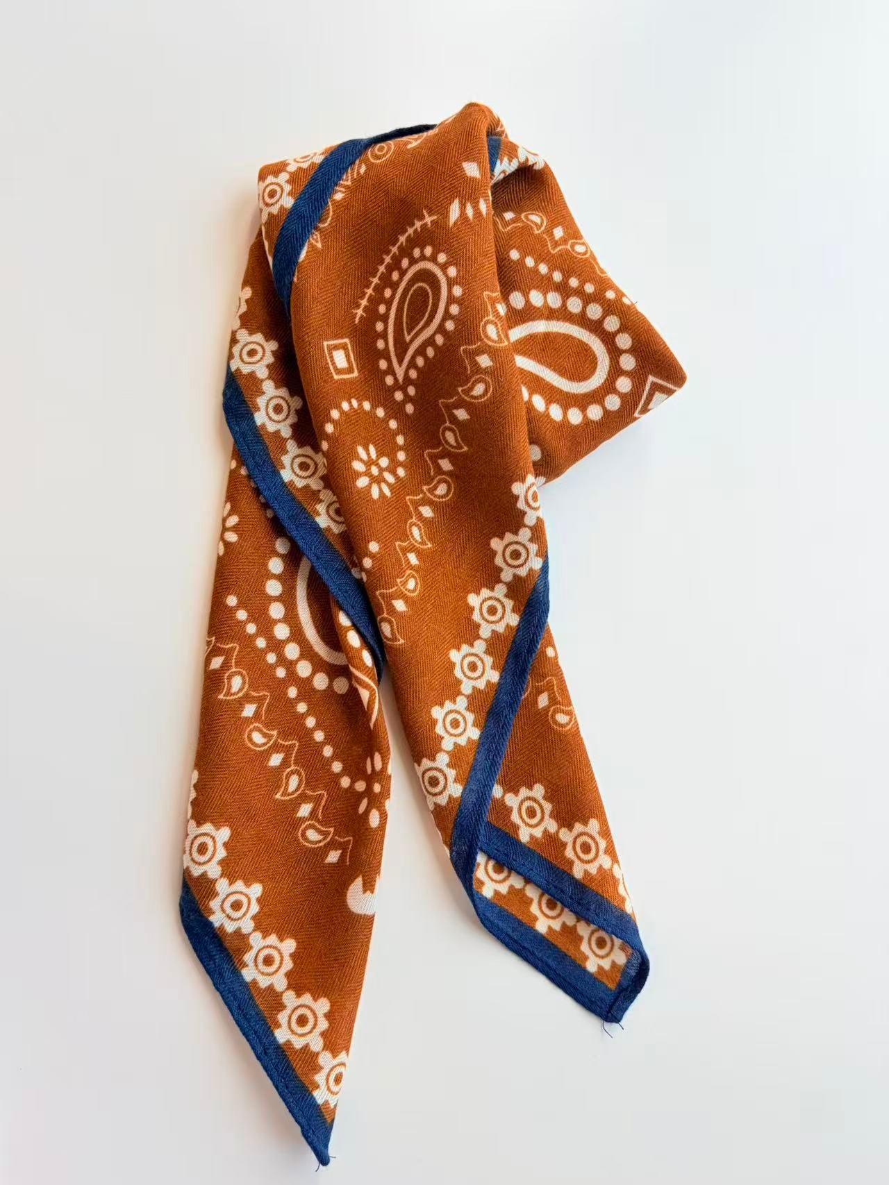 Vintage Paisley Silk Scarf