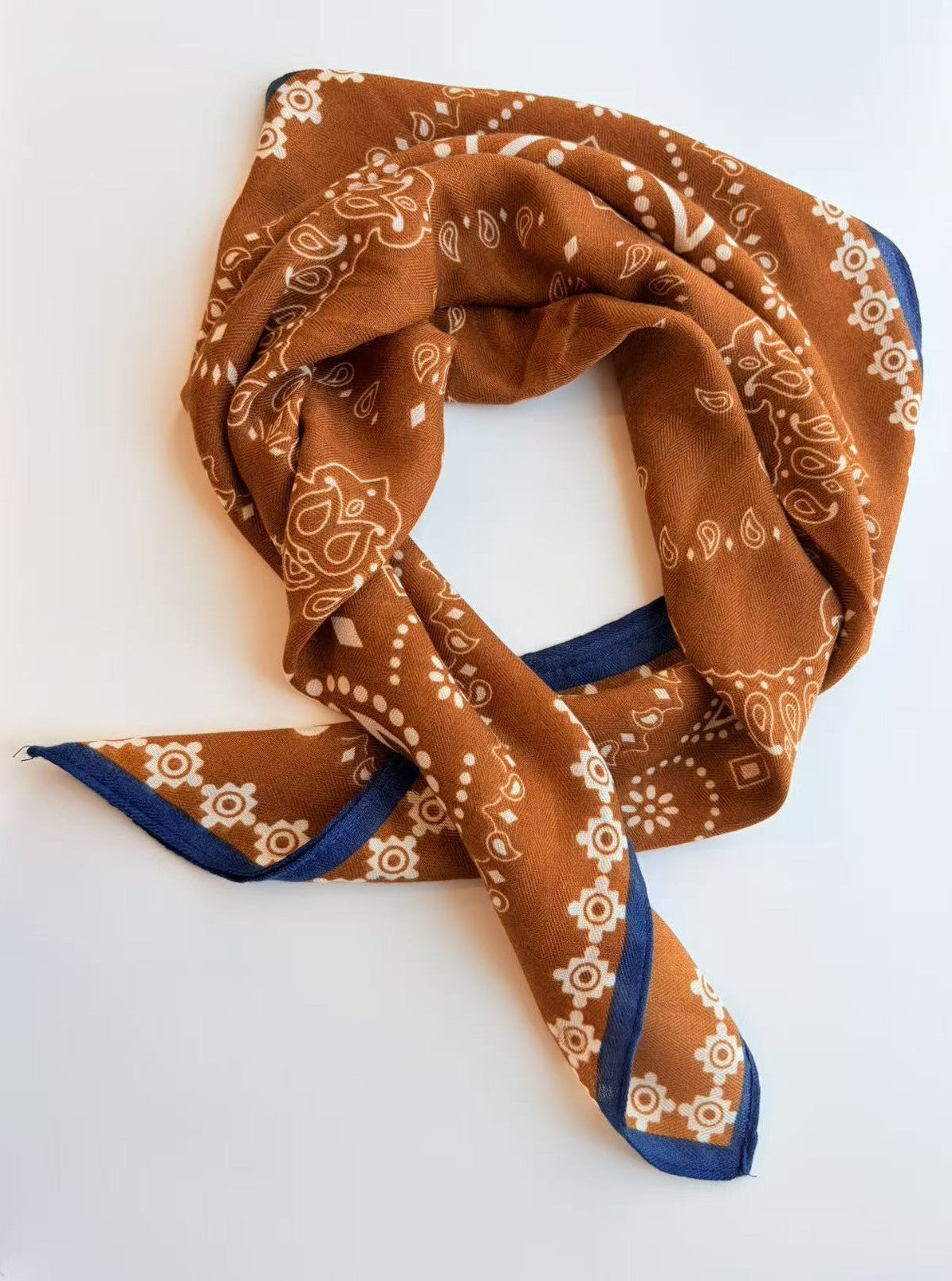 Vintage Paisley Silk Scarf
