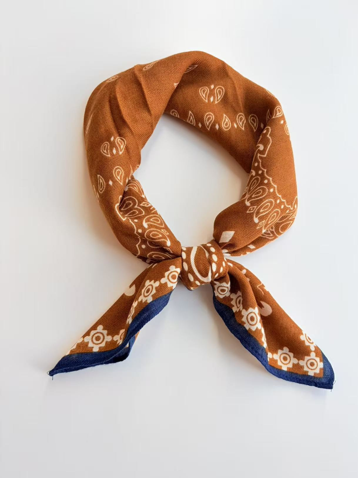 Vintage Paisley Silk Scarf