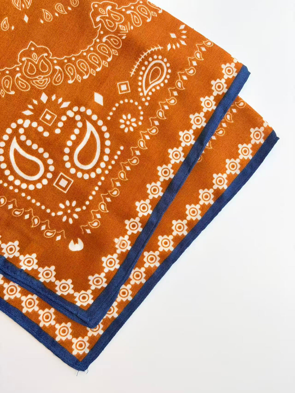 Vintage Paisley Silk Scarf
