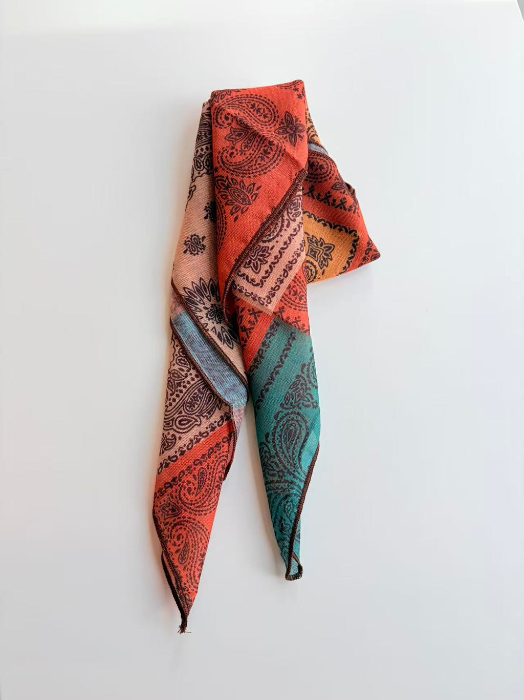Vintage Patchwork Paisley Scarf