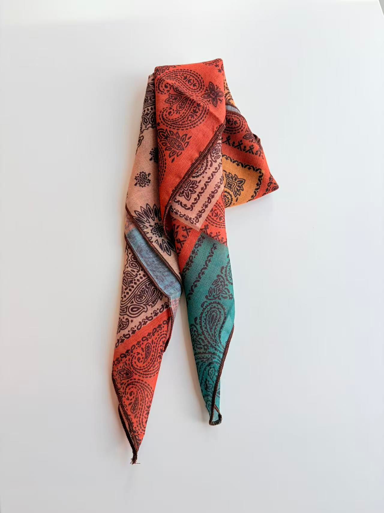 Vintage Patchwork Paisley Scarf