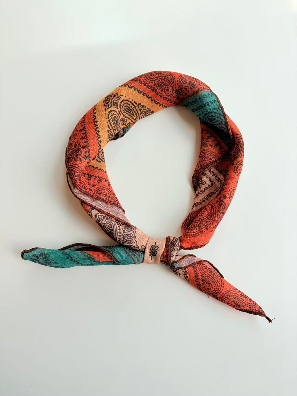 Vintage Patchwork Paisley Scarf